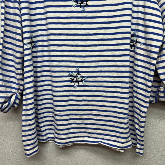 Talbots Top Womens 2X Cotton Embroidered Comfort Relaxed Workwear Casual Stretch - Picture 4 of 11